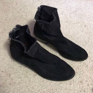 Black ankle boots